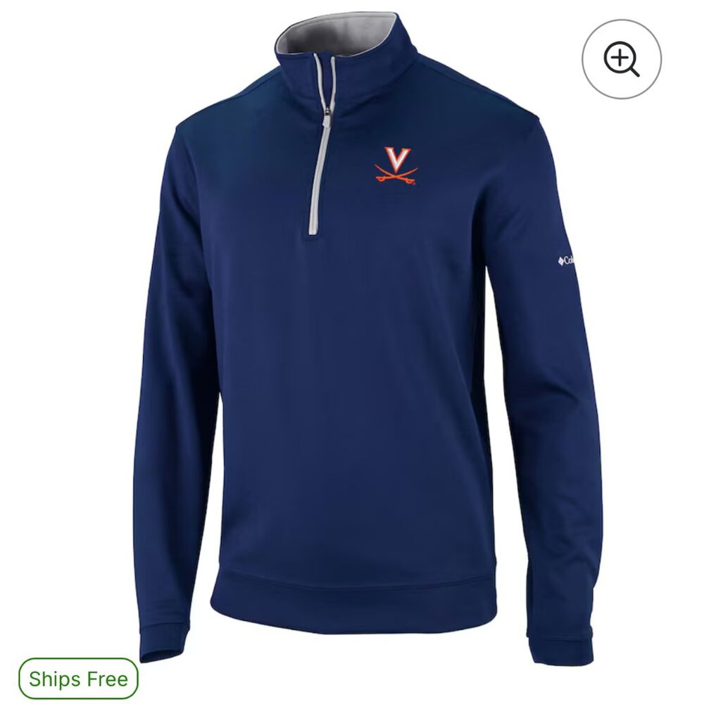 University Of Virginia Uva Cavaliers Quarter-Zip … - image 1